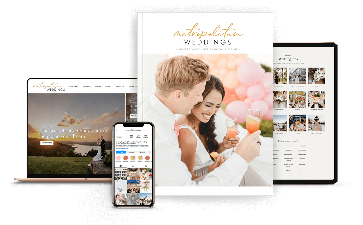 Advertise with Metropolitan Weddings